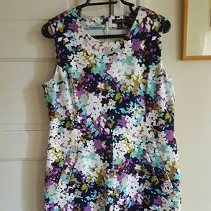 Land's End Women's Sleeveless Ponte Sheath Dress